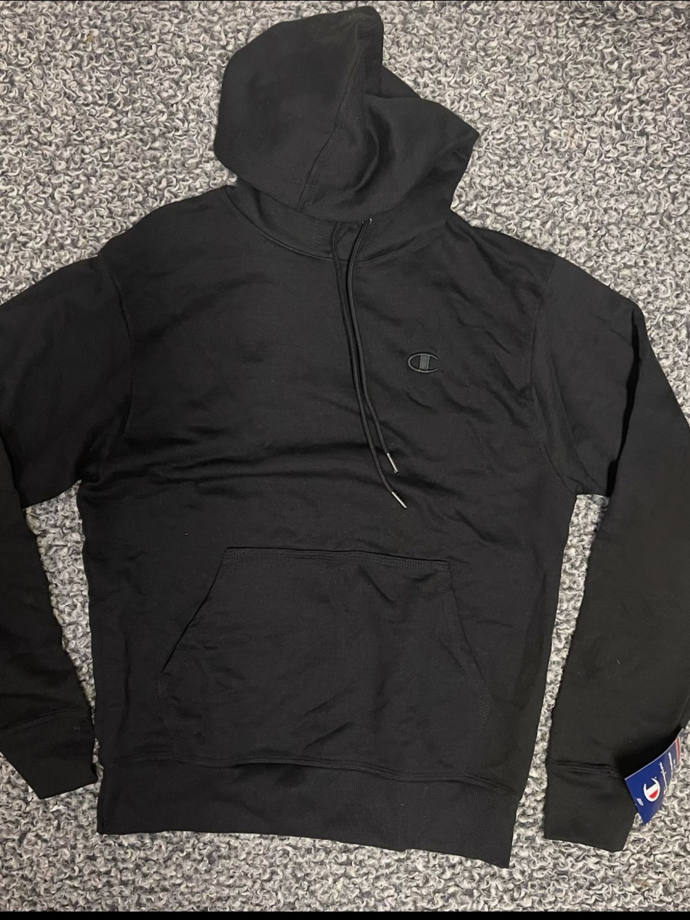 Champion Men's Black Pullover Hoodie